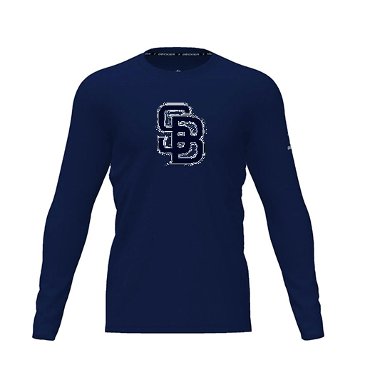 [FTLCDFNV-YXS-LOGO1] Dri Fit Performance T-Shirt (Youth XS, Navy, Logo 1, Long Sleeve)