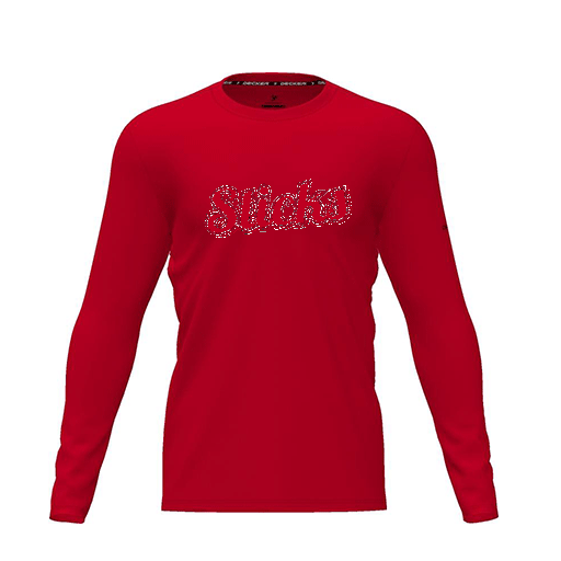 [FTLCDFRD-YXS-LOGO2] Dri Fit Performance T-Shirt (Youth XS, Red, Logo 2, Long Sleeve)
