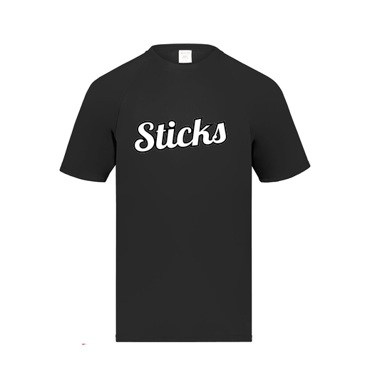 [2790.080.S-LOGO2] Men's Smooth Sport T-Shirt (Adult S, Black, Logo 2)