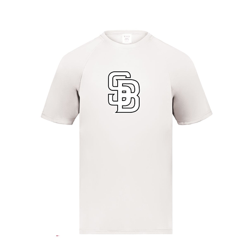 [2790.005.S-LOGO1] Men's Smooth Sport T-Shirt (Adult S, White, Logo 1)