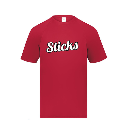 [2790.083.S-LOGO2] Men's Smooth Sport T-Shirt (Adult S, Red, Logo 2)