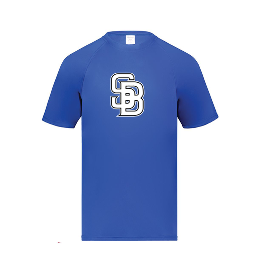[2790.060.S-LOGO1] Men's Smooth Sport T-Shirt (Adult S, Royal, Logo 1)