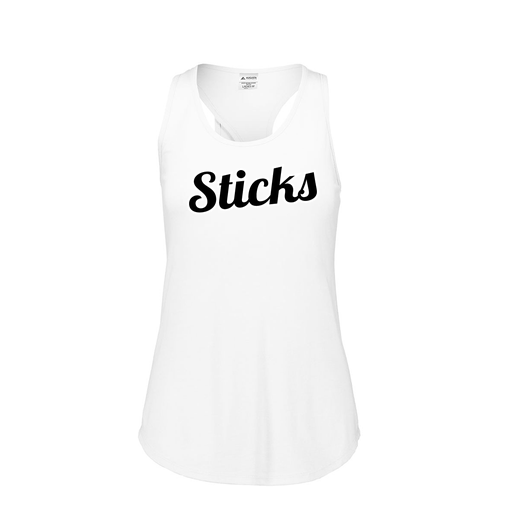 [3078.005.S-LOGO3] Ladies Tri Blend Tank Top (Female Adult S, White, Logo 3)