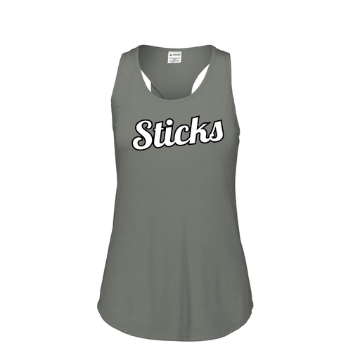 [3078.013.S-LOGO2] Ladies Tri Blend Tank Top (Female Adult S, Gray, Logo 2)
