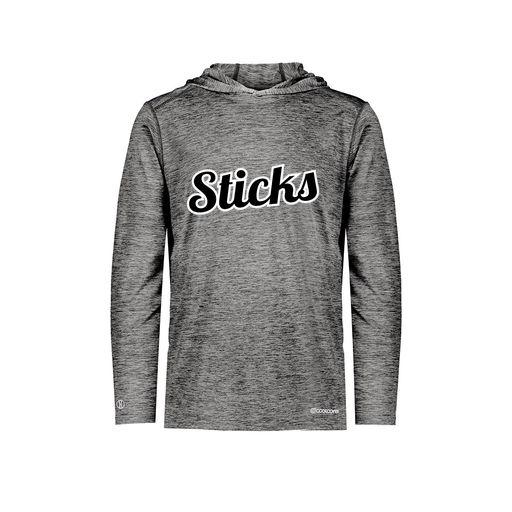 [CUS-DFW-CHGHOOD-PER-LSL-BLK-AS-LOGO3] Men's Charge Hoodie (Adult S, Black, Logo 3)
