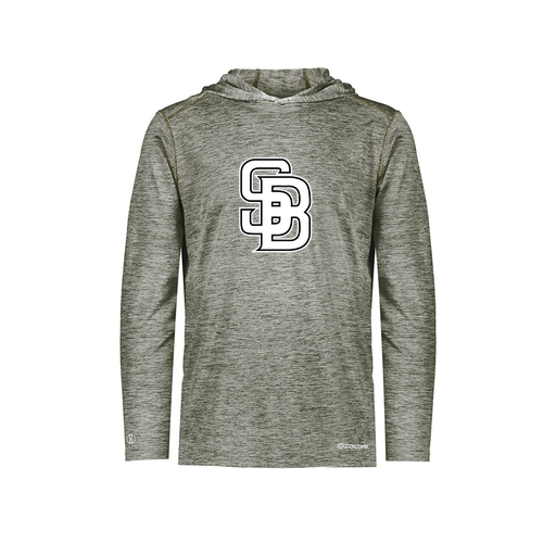 [FOLHCGGY-AS-LOGO1] Decker Men's Charge Hoodie (Adult S, Gray, Logo 1)