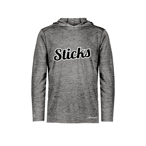 [FOLHCGBK-YS-LOGO3] Decker Youth Charge Hoodie (Youth S, Black, Logo 3)