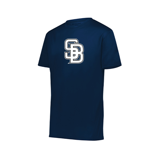 [222818.065.S-LOGO1] Men's Movement Dri Fit Shirt (Adult S, Navy, Logo 1)