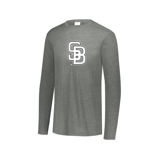 [3075.013.XS-LOGO1] Men's LS Ultra-blend T-Shirt (Adult XS, Gray, Logo 1)