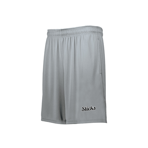 [229511.099.XS-LOGO3] Men's Swift Short (Adult XS, Silver, Logo 3)