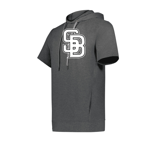 [222605-GRY-YS-LOGO1] YOUTH VENTURA SOFT KNIT SHORT SLEEVE HOODIE (Youth S, Gray, Logo 1)